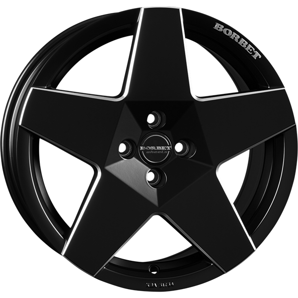 Borbet A NEU 4 black 7,50x17 4x108,00 ET35,00