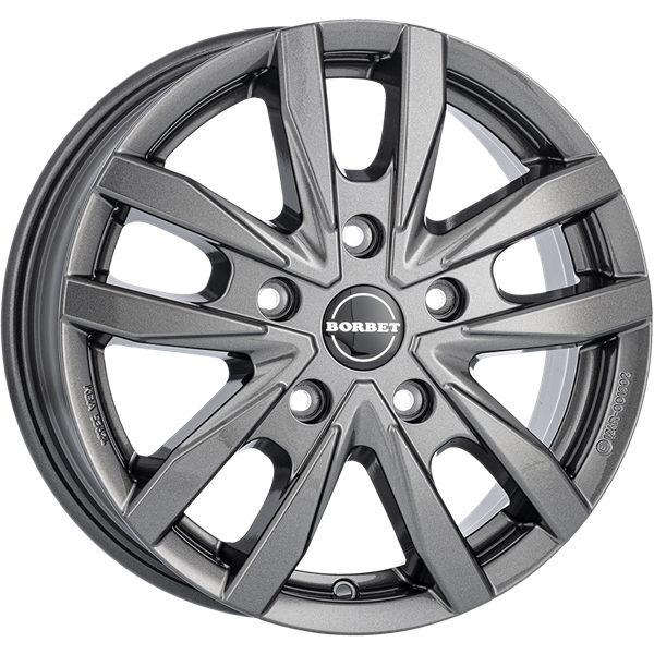 Borbet CW5 grey glossy 6,50x16 5x120,00 ET60,00