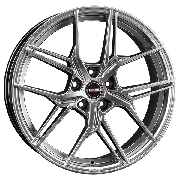 Borbet QX hyper black silver 8,50x20 5x110,00 ET31,00