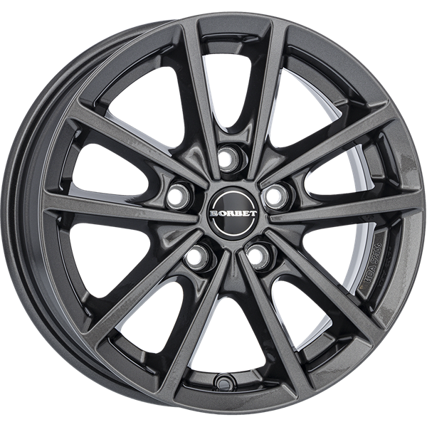 Borbet W anthracite glossy 6,00x15 5x100,00 ET45,00