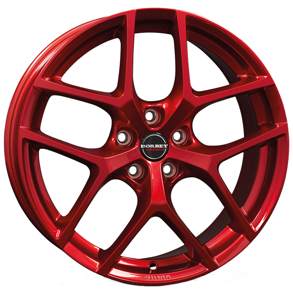 Borbet Y red glossy 8,00x19 5x112,00 ET50,00
