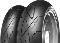 Continental ContiSportAttack 130/70ZR16 (61 W) Avant TL M/C
