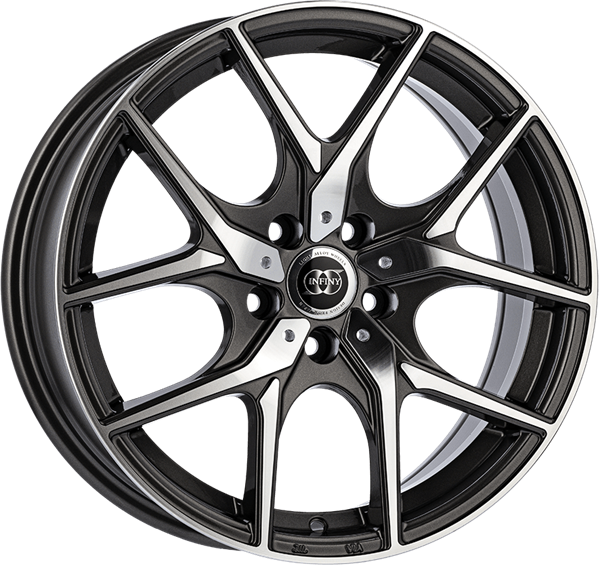 Infiny ICON Gun Metal Polished 7,00x16 5x112,00 ET40,00