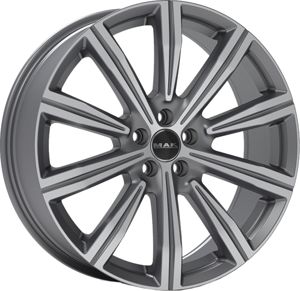MAK Birmingham Gun Metallic Mirror 8,50x19 5x108,00 ET45,00