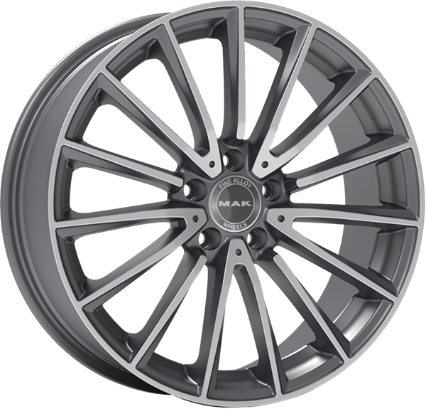 MAK Komet Gun Metallic Mirror 8,00x19 5x112,00 ET33,00