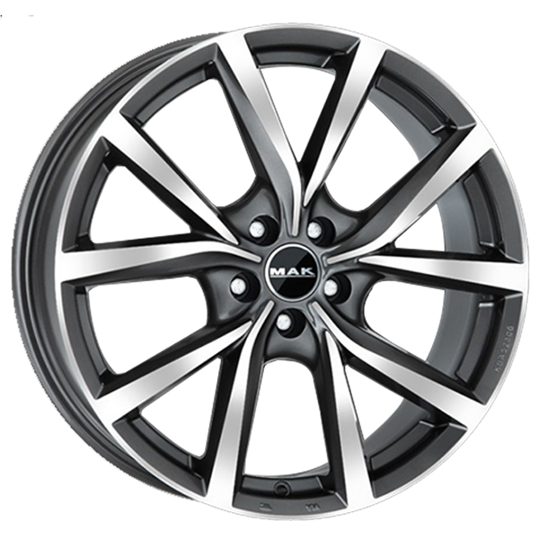 MAK Polaris Gun Metallic Mirror 8,00x19 5x112,00 ET42,00