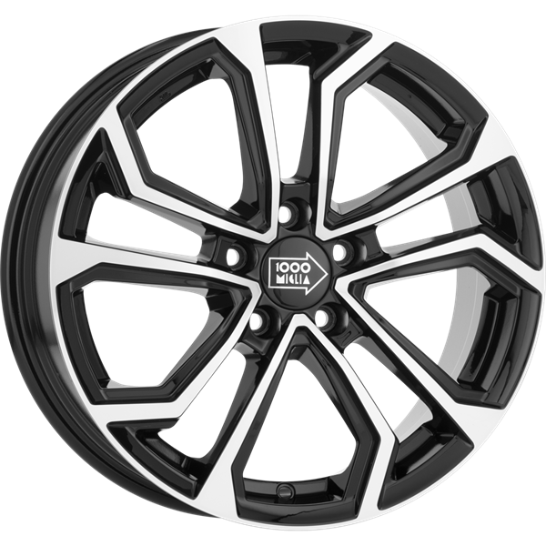 Mille Miglia MM1025 Black Polished 7,50x17 5x112,00 ET45,00