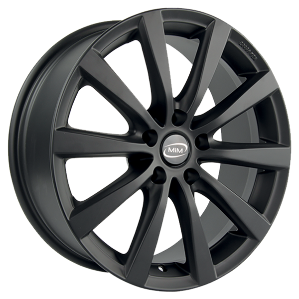 MIM MONZA Matt Black 8,00x18 5x114,30 ET40
