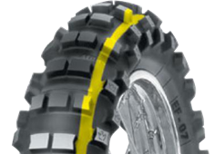 Mitas EF-07 140/80-18 70 R Arrière TT NHS Yellow, SUPER