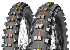 Mitas Terra Force - MX SM 100/100-18 59 M Arrière TT NHS Red, Yellow