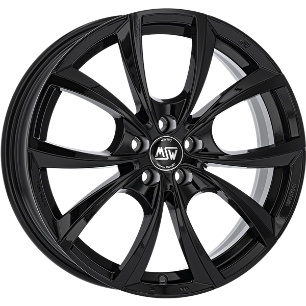 MSW 27 Gloss black 7,50x18 5x100,00 ET35,00