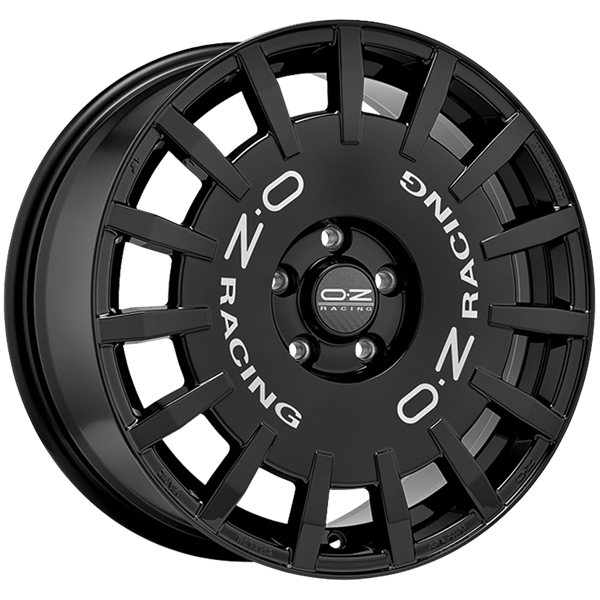 OZ RALLY RACING GLOSS BLACK 7,00x17 5x114,30 ET45,00