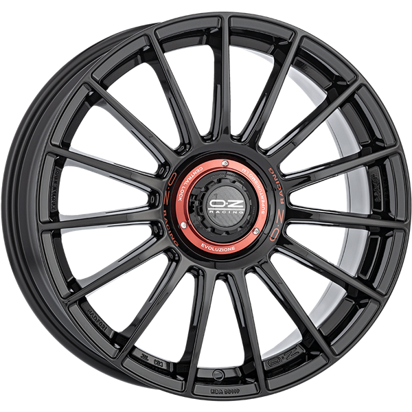 OZ SUPERTURISMO EVOLUZIONE GLOSS BLACK 8,00x18 5x114,30 ET45,00