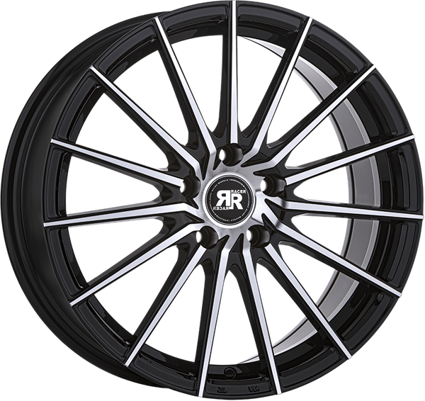 Racer Turismo Black Machined 8,00x18 5x108,00 ET45,00