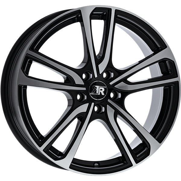 Racer WAVE LIGHT Black Polished 6,50x16 5x100,00 ET38,00