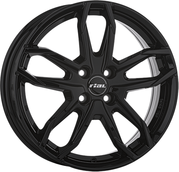 RIAL Lucca Black Gloss 6,50x16 4x100,00 ET40,00