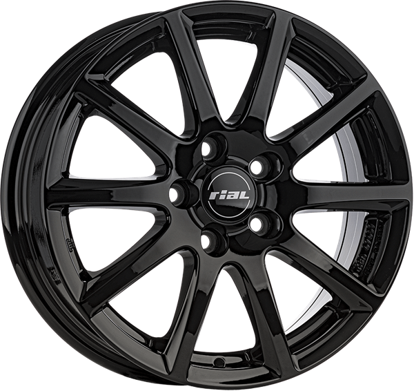 RIAL Milano Black Gloss 7,00x17 5x114,30 ET47,00