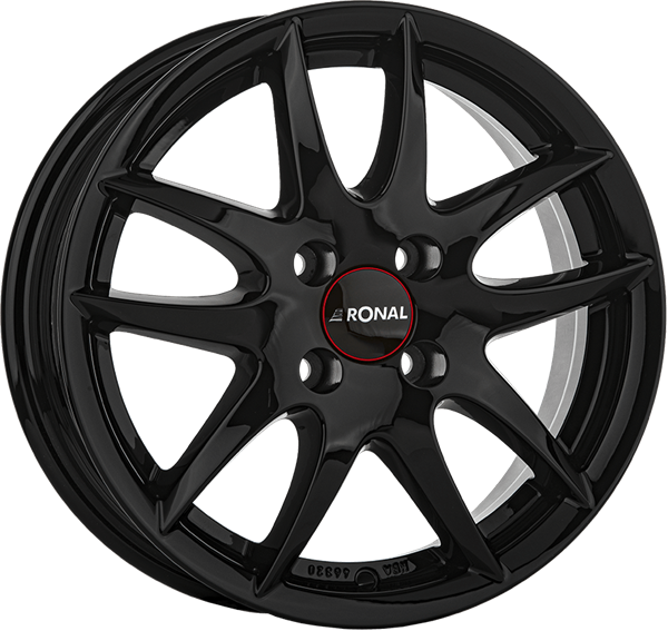 Ronal R46 Jetblack 6,50x15 4x100,00 ET38,00