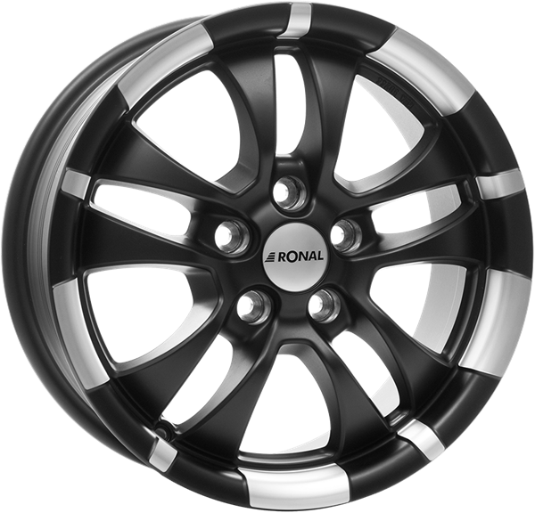 Ronal R59 Jetblack Matt Lip Diamond 7,50x18 5x100,00 ET35,00