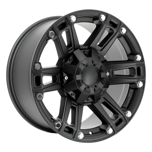 Threeface Bulldog Matt Black 9,00x18 6x139,70 ET20,00