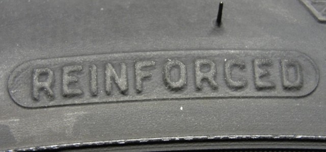 Marquages des pneus renforcés - « reinforced ». Marquages des pneus renforcés - « reinforced ».