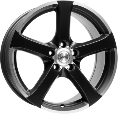 AVUS Racing AF3 - Matt Black polished 7,00x16 5x120,00 ET35,00