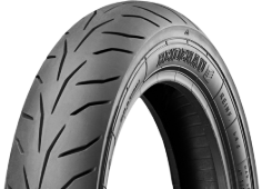 Gros plan de la bande de roulement Heidenau K81 160/60-14 65 H Arrière TL M/C