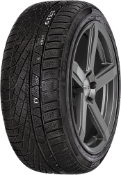 Gros plan de la bande de roulement Pirelli Winter SottoZero 245/35 R18 92 V XL, FR