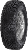 Gros plan de la bande de roulement BFGoodrich All Terrain T/A KO2 215/75 R15 100 S RBL
