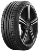 Gros plan de la bande de roulement Michelin Pilot Sport 4 205/40 R18 86 Y XL, ZR, DT1