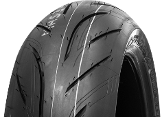 Gros plan de la bande de roulement Bridgestone S21 200/55ZR17 (78 W) Arrière TL M/C