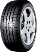 Gros plan de la bande de roulement Bridgestone POTENZA RE050 I 225/50 R16 92 W RUN ON FLAT RFT, *