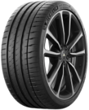 Gros plan de la bande de roulement Michelin Pilot Sport 4 S 255/35 R20 97 Y XL, ZR