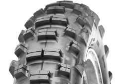Gros plan de la bande de roulement Deli Tire SB-121 140/80-18 70 R Arrière TT M/C FIM ENDURO COMPETITION