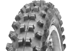 Gros plan de la bande de roulement Deli Tire SB-120E 90/90-21 54 R Avant TT