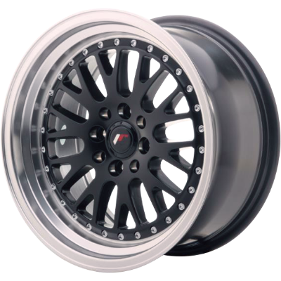 Japan Racing JR10 Black Machined 7,00x15 4x100,00 / 4x108,00 ET30,00