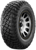 Gros plan de la bande de roulement BFGoodrich Mud Terrain T/A KM3 28x10.00 R14 N POR, NHS