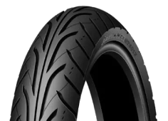Gros plan de la bande de roulement Dunlop Arrowmax GT601 100/80-18 53 H Avant TL