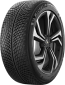 Gros plan de la bande de roulement Michelin Pilot Alpin 5 SUV 275/45 R20 110 V RUN ON FLAT ZP, XL, *
