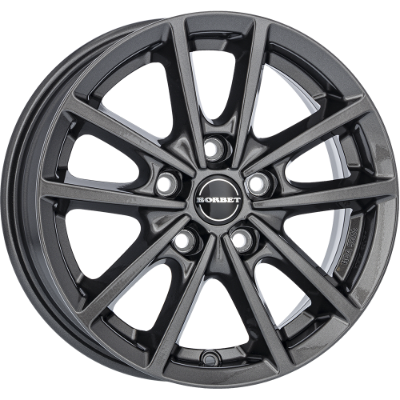 Borbet W anthracite glossy 6,00x15 5x100,00 ET45,00