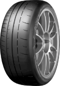 Gros plan de la bande de roulement Goodyear Eagle F1 SuperSport RS 265/35 R20 99 Y XL, ZR