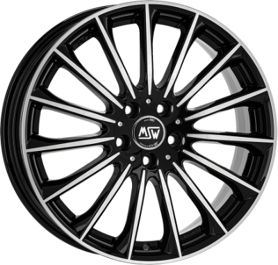 MSW 30 Black Polished 7,50x18 5x114,30 ET45,00