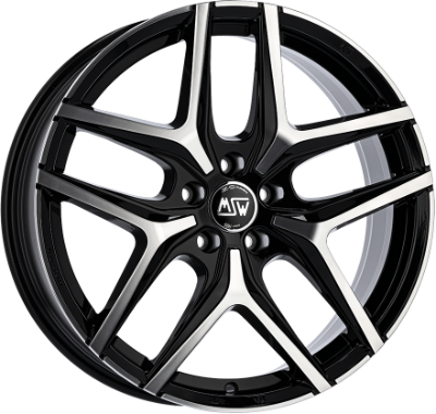 MSW 40 Black Polished 8,00x18 5x114,30 ET45,00