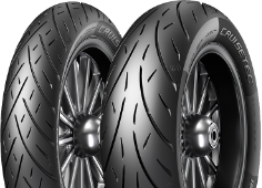 Gros plan de la bande de roulement Metzeler Cruisetec 240/50 R16 84 V Arrière TL M/C