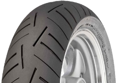 Gros plan de la bande de roulement Continental ContiScoot 100/90-14 57 P Arrière TL RF