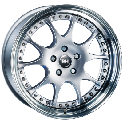 RH Alurad MK Dynamik Silver Lip Polished 8,00x18 5x112,00 ET66,00