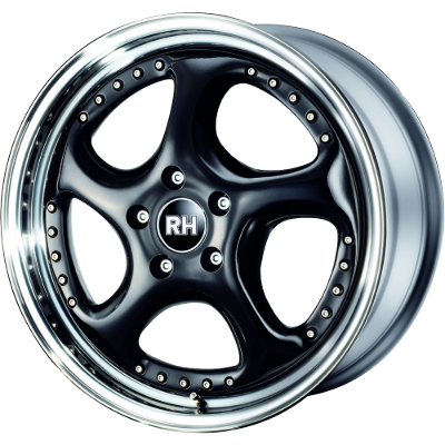 RH Alurad Turbo P Black Lip Polished 8,00x18 5x112,00 ET69,00