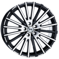 RH Alurad WM Flowforming Black Polished