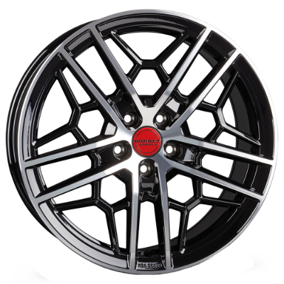 Borbet GTY black rim polished 8,50x19 5x114,30 ET40,00