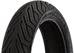 Gros plan de la bande de roulement Michelin City Grip 2 130/70-12 62 S Avant/Arrière TL M/C RF